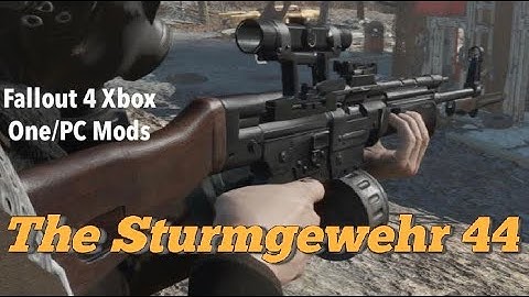 The Sturmgewehr 44 - StG 44 W/ New First Person Animations Fallout 4 Xbox One/PC Mods