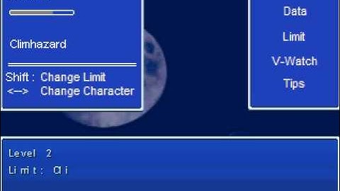 Limit Break Menu