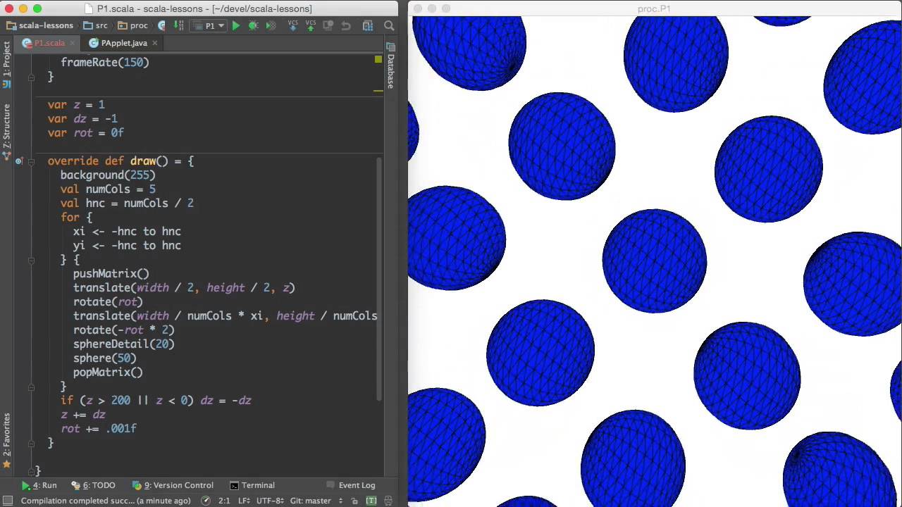 Not an Optical Illusion: Rotating Spheres with Processing ...