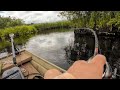 Fishing ALLIGATOR INFESTED River For Largemouth Bass