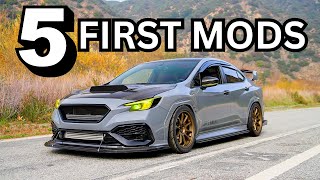 The 5 First Mods You Have To Do To Your 2022  Subaru WRX