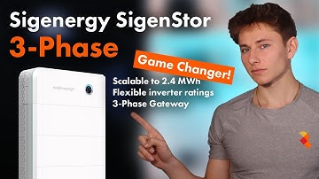Driefasige Sigenergy SigenStor | Wat is het verschil met éénfase?