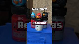 Red y Bomb Meme Realista Angry Birds Figura Custom #figuras #angrybirds #custom #shorts
