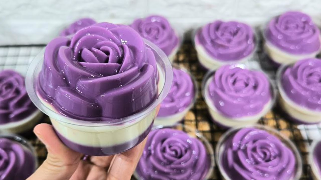 Puding Cup Mawar || Ide Jualan Puding Cup Kekinian