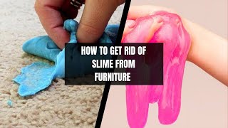 How to Remove Slime from Fabric Furniture/Sofa in 2 mins / Slime /Lemon Hack - No Vinegar