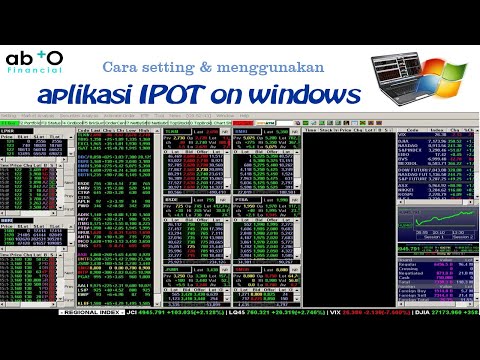 Cara Setting & Menggunakan Aplikasi IPOT On Windows