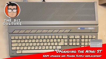 Relive Your Atari ST! Easily Upgrade the RAM and Power Supply 🪛