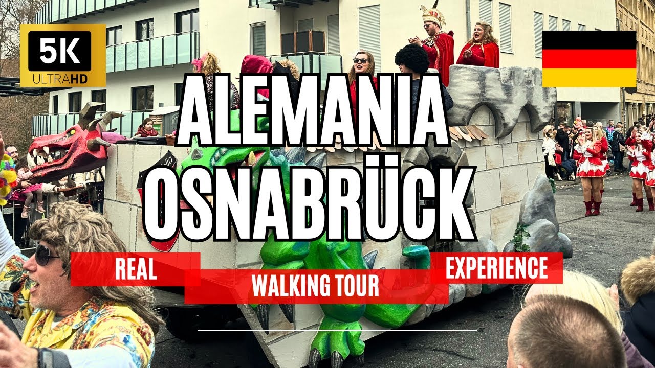 Osnabrück  Karneval in City in Lower Saxony in Germany year 2024-  Walking Trips City Tour 5k