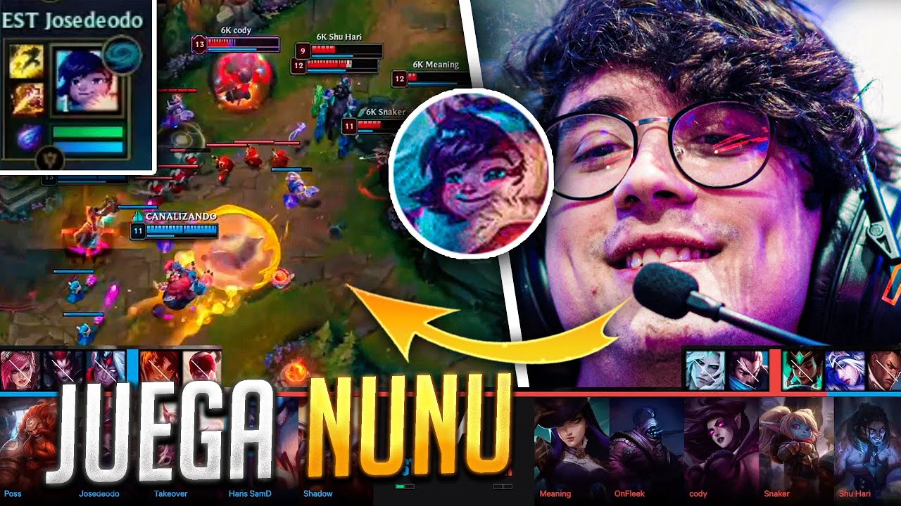 JOSEDEODO CUMPLE SU PROMESA Y JUEGA NUNU EN COMPETITIVO // EST vs 6K Highlights game 2