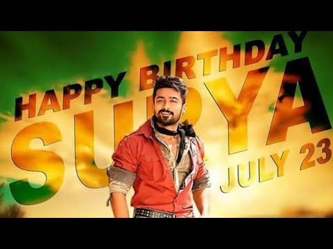 Surya birthday mashup 2019