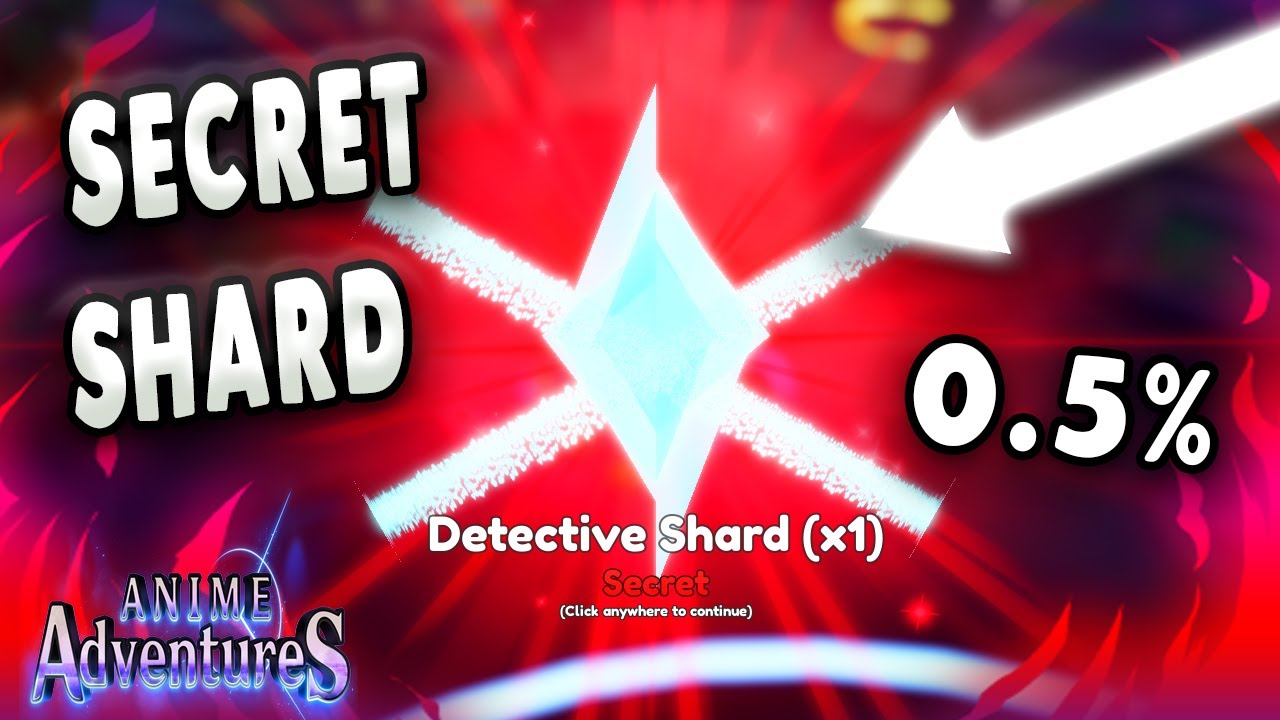 How To Get Detective Shards Fast Anime Adventures Update 17.5