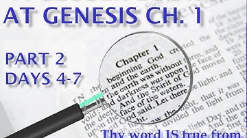 A closer Look At Genesis cpt 1: Pt 2- 