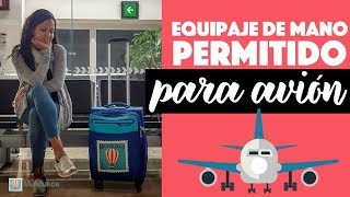 Won tobillo Completo Qué se considera equipaje de mano en un avión? - YouTube