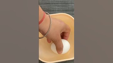 How To Remove Egg Shell Easily | #shorts | Simple Hack