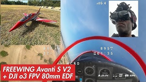 My NEW Favorite FPV EDF Jet!! - Custom - Freewing Avanti S V2 80mm is HERE!
