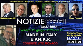 Made in Italy e P.N.R.R. | Notizie Oggi Lineasera - Canale Italia