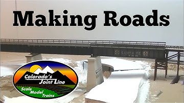 Model Railroad Layout Road Techniques and Layout Update