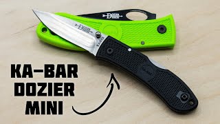 Ka-Bar Dozier Mini Unboxing Review - SUPER LIGHTWEIGHT KNIFE