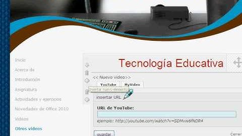 Insertando video en JIMDO