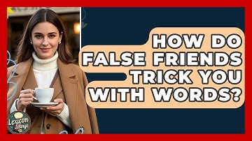 How Do False Friends Trick You With Words? - Lexicon Lounge