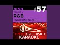 Easy karaoke with background vocals in the style of commodores