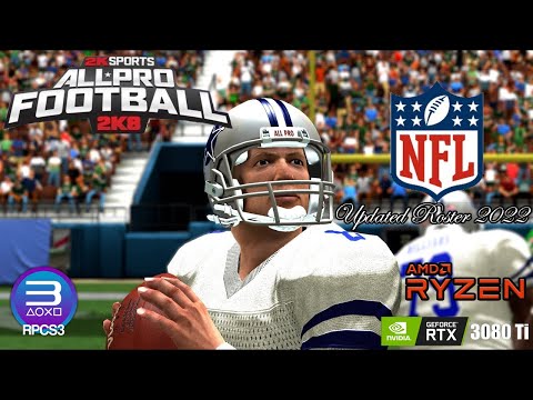 All-Pro Football 2K8 is still amazing in 2022 RCPS3  In-game 4KUHD 60 fps