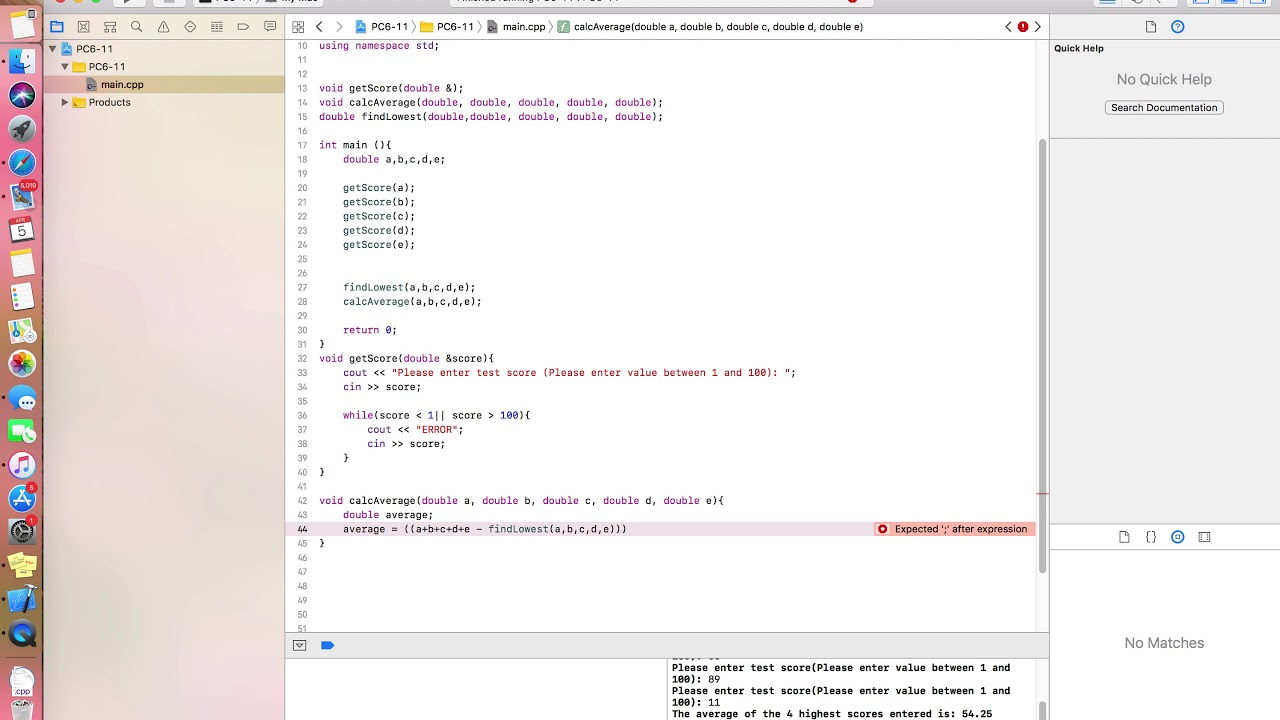 C++ Programming Challenge 6-11 - YouTube