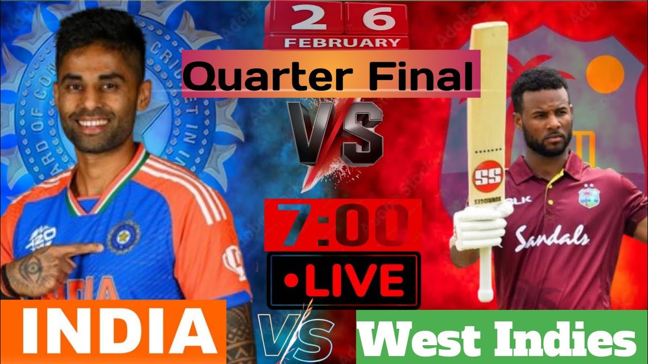 INDIA VS WEST INDIES ka mahaukabala quarter final #tufaan #ind #live Indiavswestindies #tufaanYT_63M