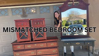 Refinishing a Mismatched Bedroom Set || Lead Detected Furniture