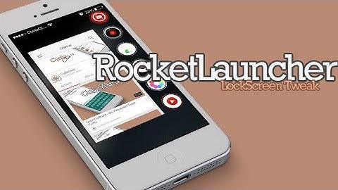 RocketLauncher - iOS 7 LockScreen Tweak (Cydia)