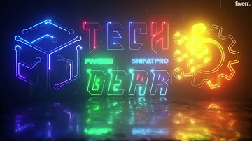 Do amazing custom neon light logo animation neon intro video - Best Logo Animation service