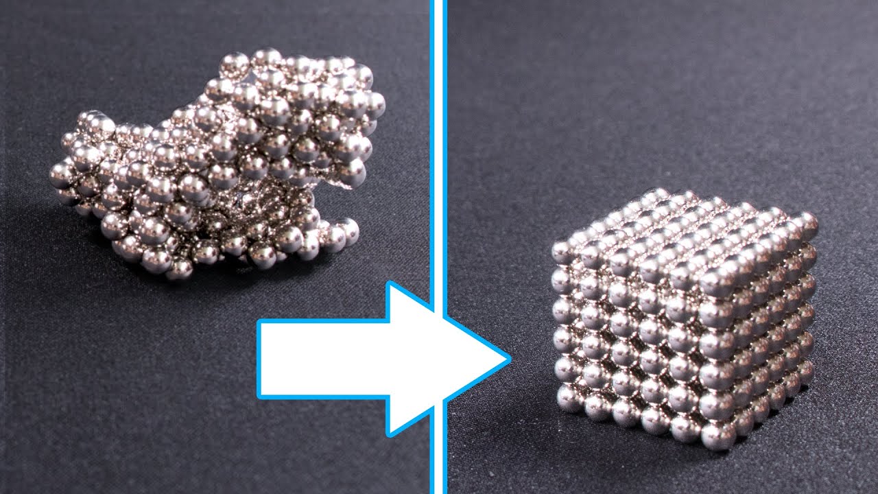 Geometri anbefale Kan ikke Magnetic Balls Tutorial For Beginners 2020 | Making A Cube / Square With  216 Magnets - YouTube