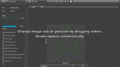Gcode visualizer editor and sender for Arduino based CNC Plotter