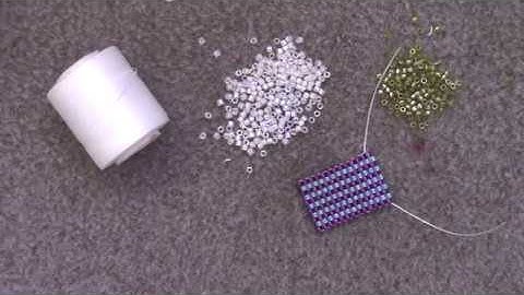 Learn the Basics of the Brick Stitch - A Beginner Beading Tutorial by Aura Crystals