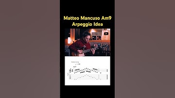 Matteo Mancuso Guitar Arpeggio Lick with Tabs! #guitartab #guitarlicks #guitartips  #learnguitar
