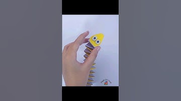 Paper snake |  Make snake using paper #diy #shorts #papersnake #papercraft