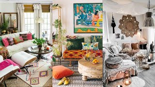 Inspiring Bohemian Living Room Designs. Boho Living Room Ideas and Colors.