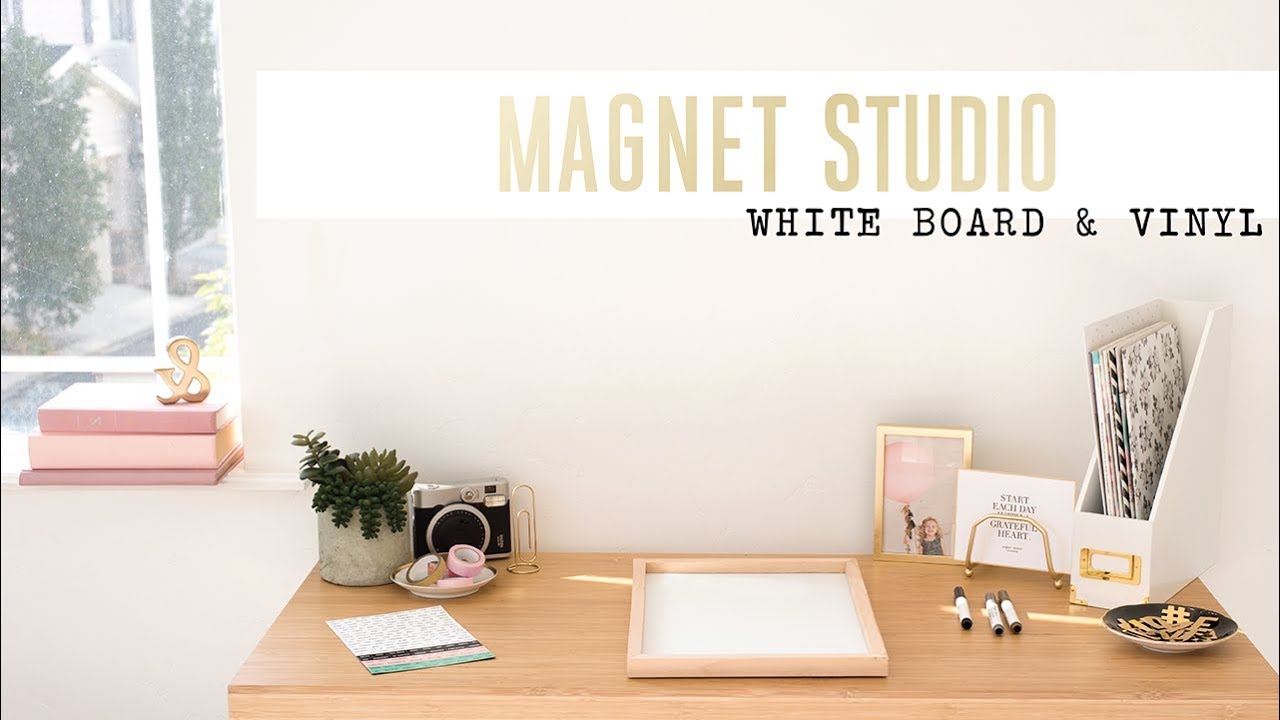 Magnet Studio: White Board with Vinyls scrapbooking tiendas
