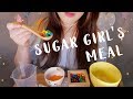 ASMR Sugar Girl's Meal 🍭🍬🍪