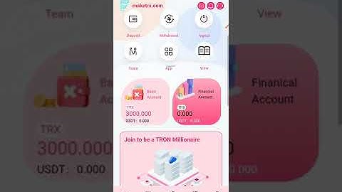Maketrx.com | Invitation code: awak| Sign up for 3000 Trx | Make money easily at home |