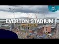 RENOVATED HYDRAULIC TOWER REVEALED | Latest Everton Stadium aerial and internal footage