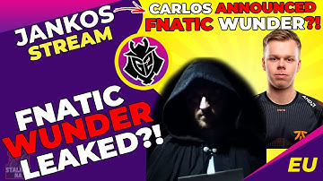 G2 Carlos LEAKED Fnatic Wunder During G2 Roster Announcement?!