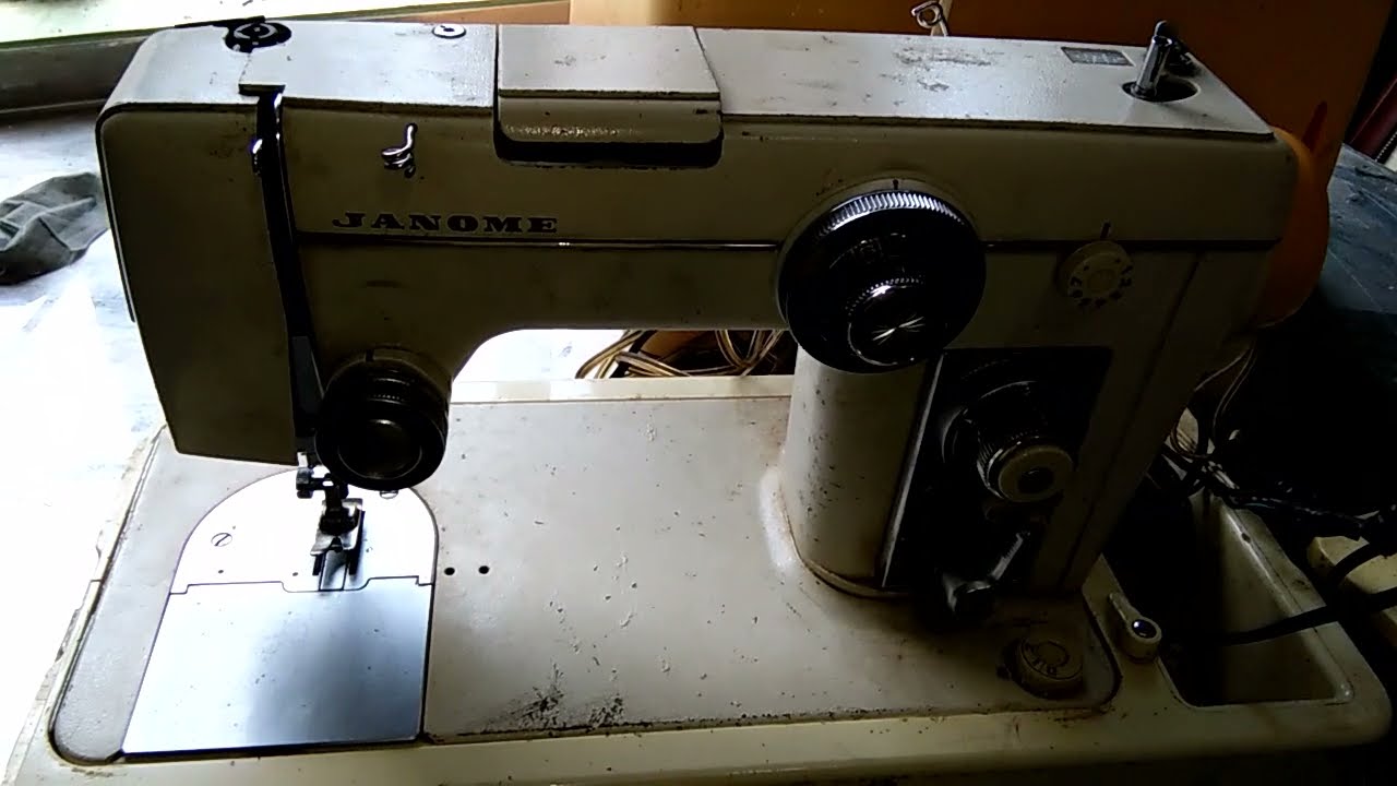 Vintage Sewing Machine OLD MODEL JANOME SEWING MACHINE / SEWING MACHINE  SHORT VIDEOS
