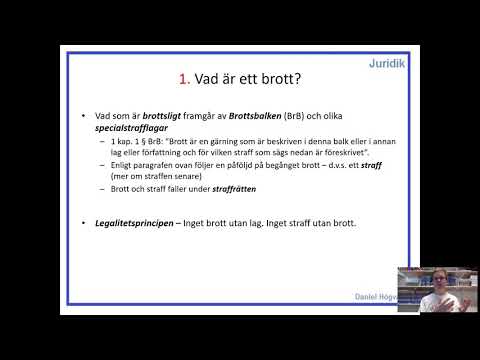 Video: Vad är Ett Administrativt Brott