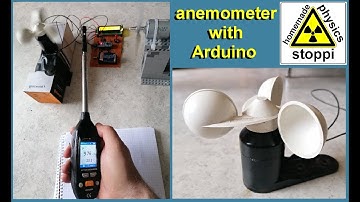 DIY anemometer with Arduino to measure the wind velocity - Anemometer mit Arduino zur Windmessung