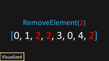 LeetCode: 27. Remove Element (Visualized)