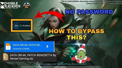 HOW TO BYPASS DOWNLOADING RESOURCES IN MOBILE LEGENDS BENEDETTA PATCH | ML RESOURCES NEW PATCH.