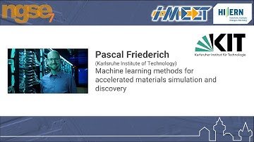 Pascal Friederich - Machine learning methods for accelerated materials simulation and discovery