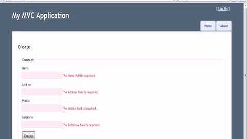 Database Programming in MVC 3 in 5 Minutes
