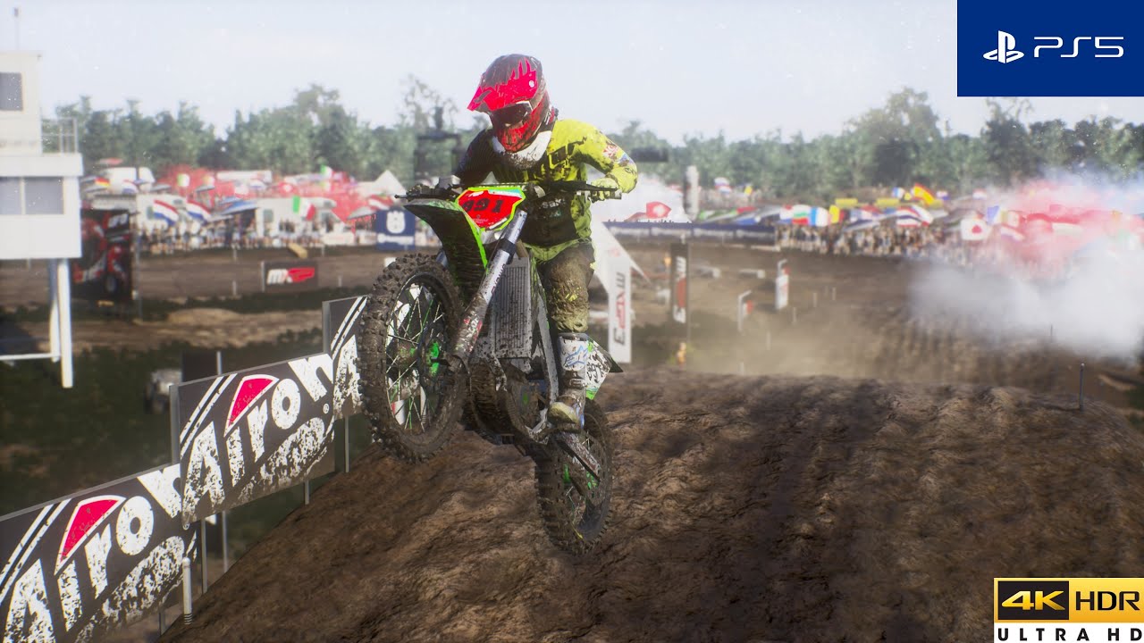 MXGP3 The Official Motocross Videogame (PS5) - 4K HDR 60FPS - Gameplay